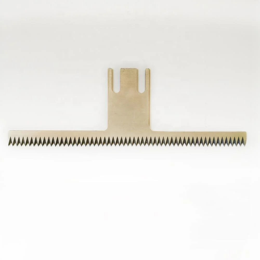 
Пользовательский нож для резки пленки/пластика, зубчатые лезвия, упаковочное оборудование, запасные части, зубчатый уплотнитель, зубчатый нож 