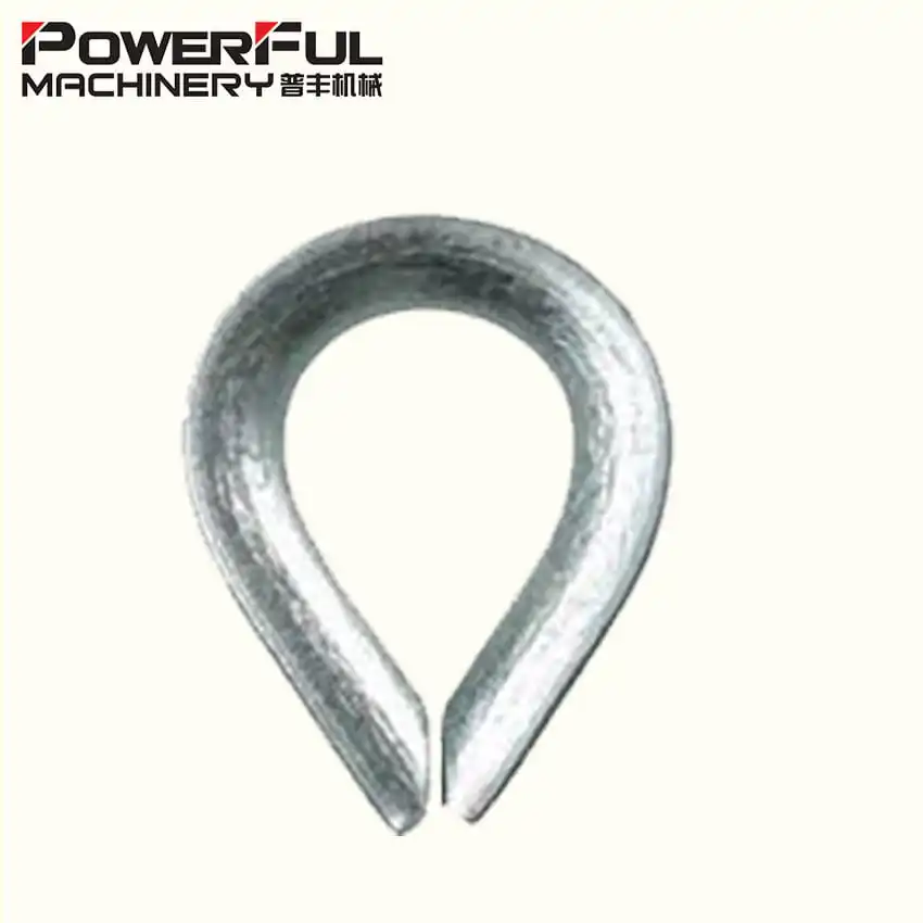 High Quality Rigging Standard Galvanized BS464 Heavy Duty Wire Rope Cable Carbon Steel Ordinary Thimble
