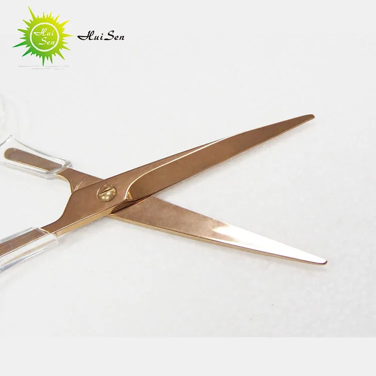 Huisen chinese branded antique scissors,rose gold fancy creative paper scissors