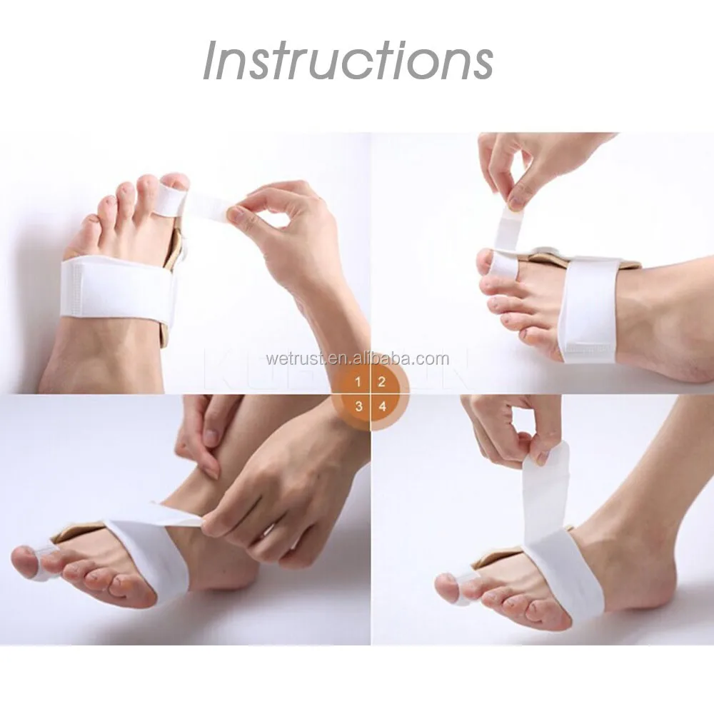 Bunion Splint Big Toe Pain Relief Feet Care Corrector Hallux Valgus Straightener