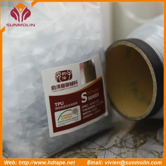 Clear high elastic framilon TPU elastic tape