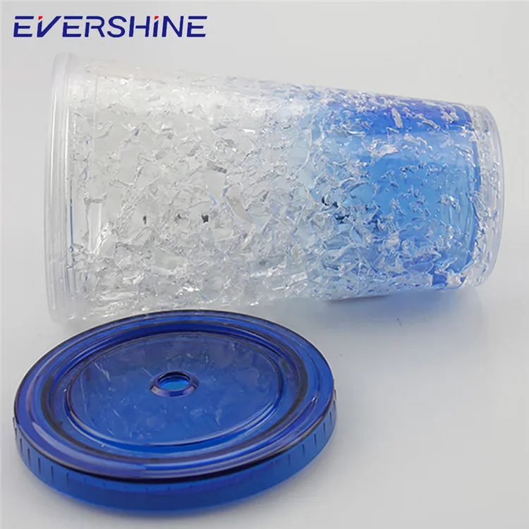 Trending sport products promotional double layer 16 oz plastic cup with straw