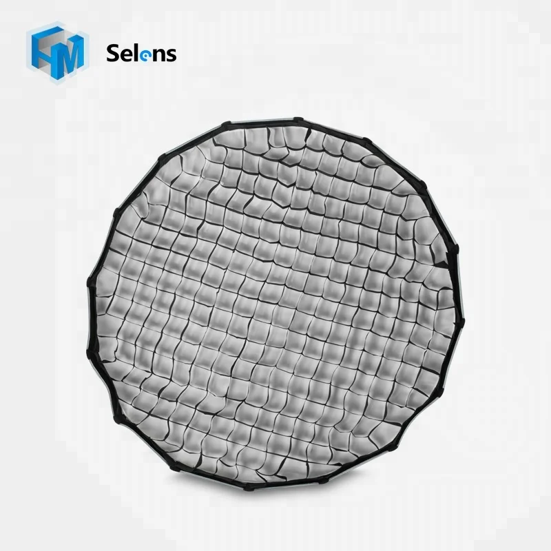 Selens Professional Studio Light 16 Rib 120cm Softbox Honeycomb Grid