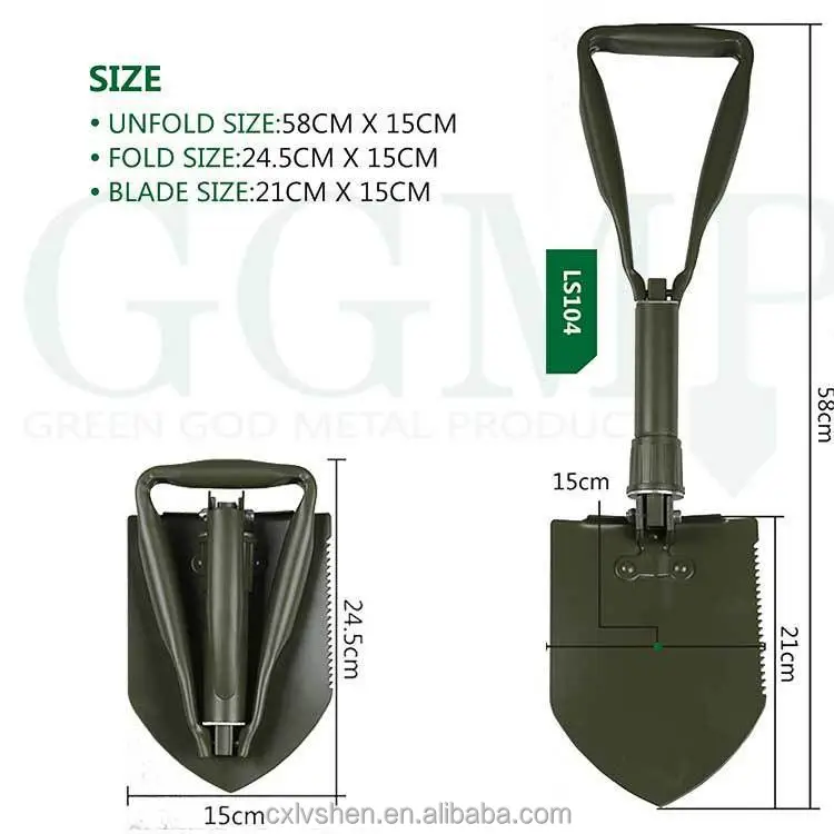 Лучшее качество портативный американский военный лопата для пеших прогулок