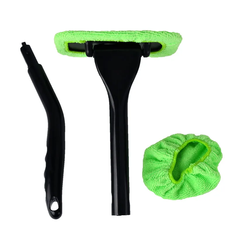 Green Microfiber Glass Window Cleaning Washer Car Wash Equipment