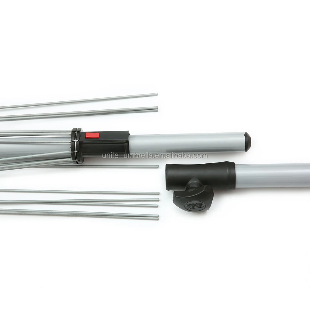 steel umbrella parasol frame of umbrella parts beach umbrella frame