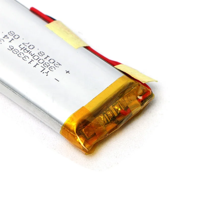 Rechargeable 3.7v 3800mah polymer battery 113386 lipo 14.06Wh Lithium Polymer Battery made in China