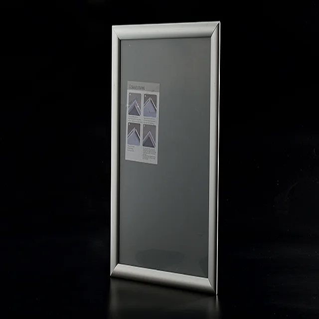 Знак постер рамка фото Гибкая алюминиевая защелкивающаяся для картины или знака держатель настольная Индивидуальный размер