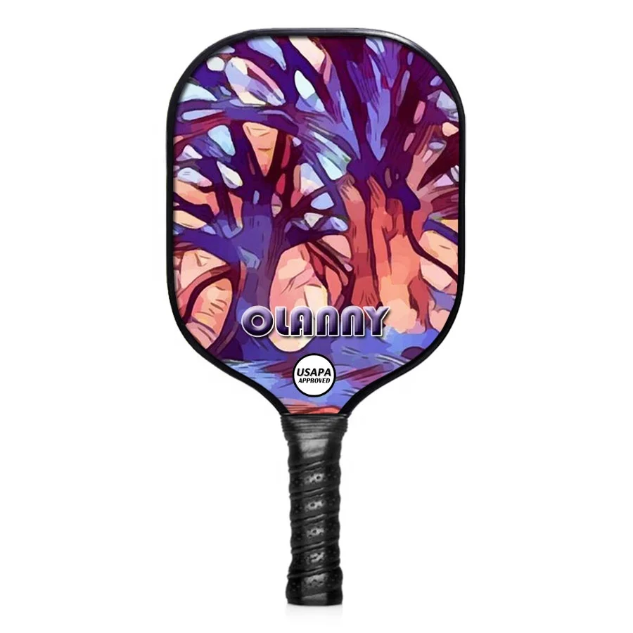 
factory direct best quality carbon face racquet honeycomb core pickleball paddle 