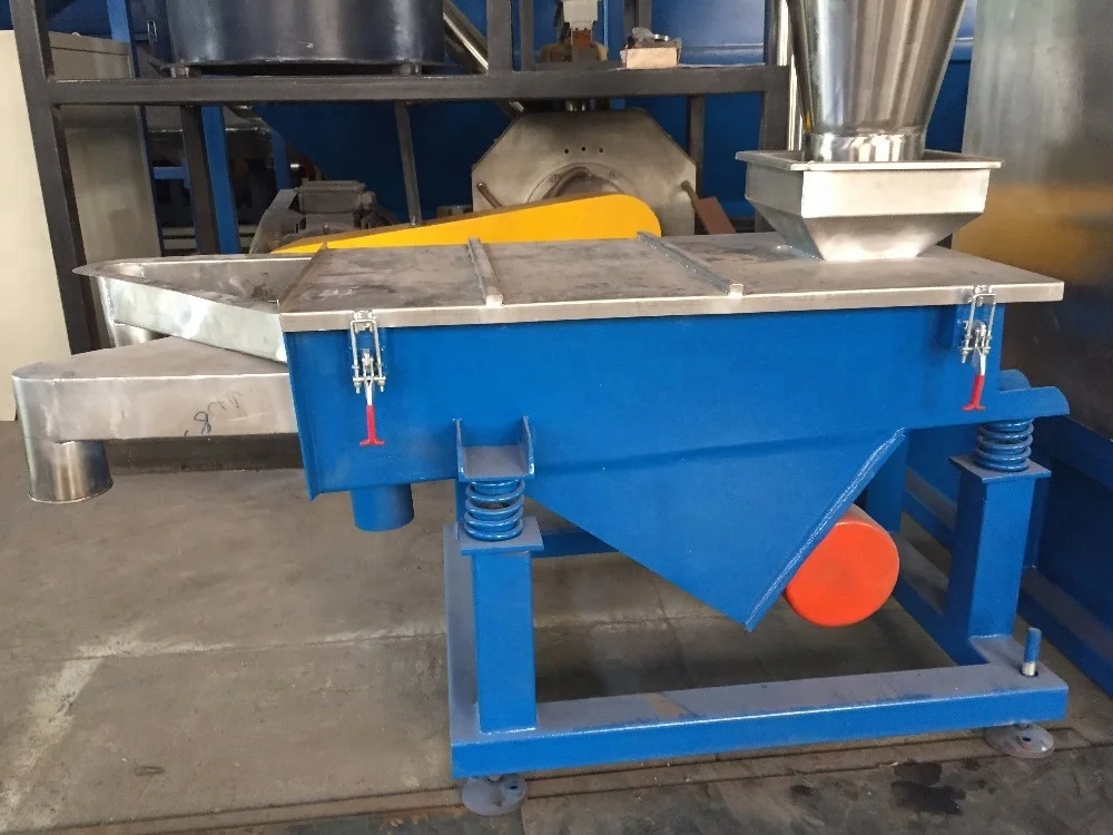 PP PE PS ABS film flakes material double stage plastic recycling granulating production line