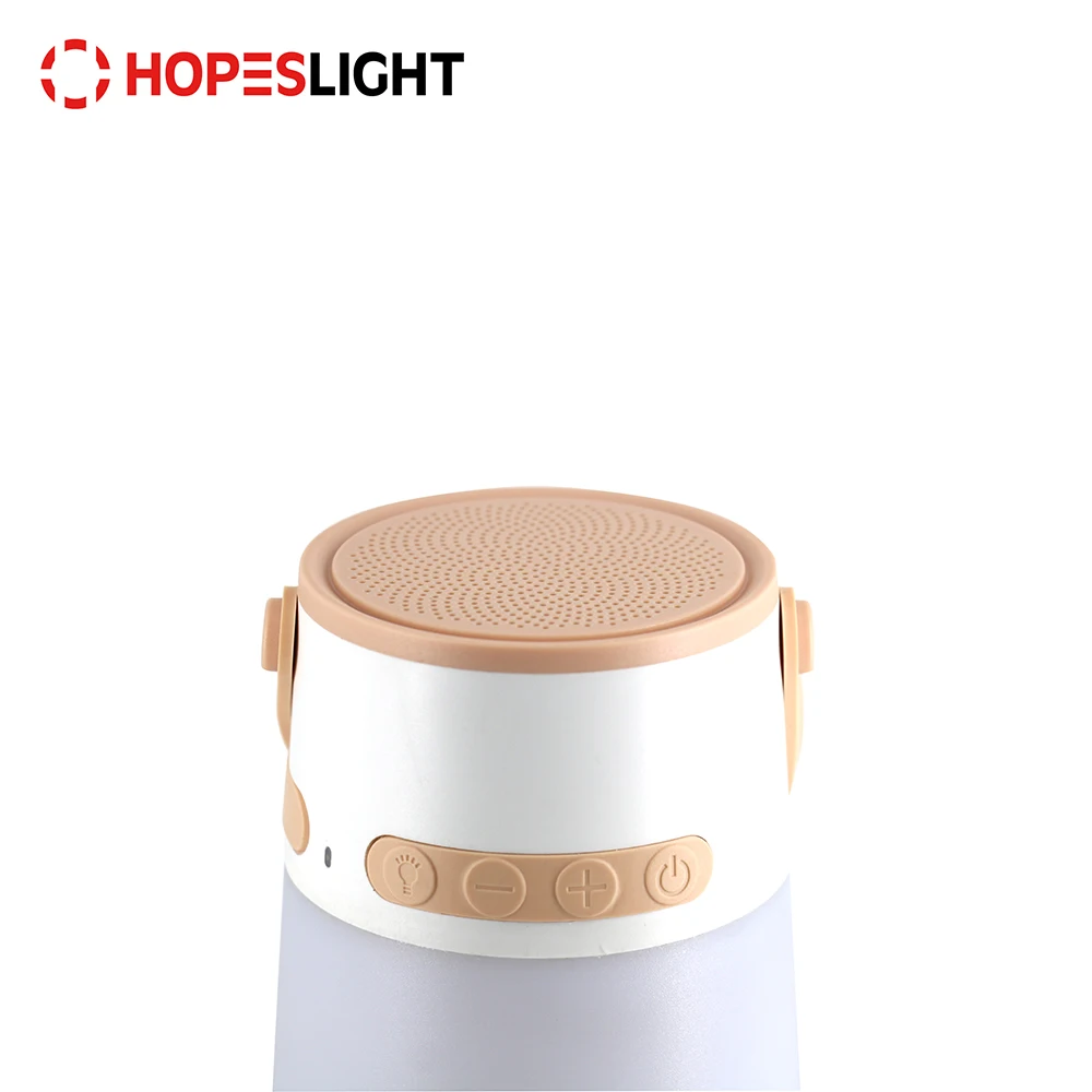 
NEW ARRIVAL ABS 5W IPX5 Hands Free Aux-in USB Rechargeable Wireless Blue tooth 4.1 Speaker LED Camping Lantern 