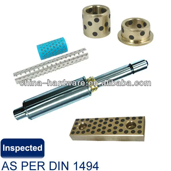 a1 Machinery ejector guide bushings steel guide bush with oil groove brass cnc bronze oilless bearing