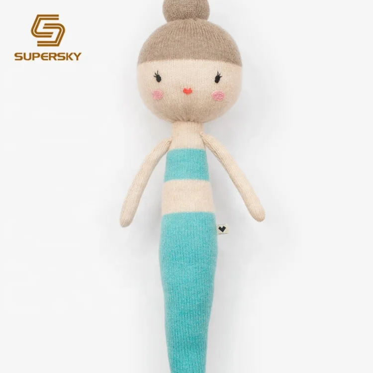 
Amigurumi Crochet Knit Mermaid Doll Crochet Mermaid 