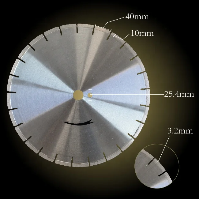600-1600mm Diamond Saw Blade with Good Sharpness for Reinforced Concrete Cutting