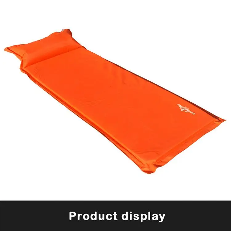
Folding mini single air camping mattress with pillow inflatable air cushion for outdoor 