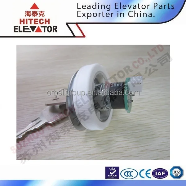Push button key switch reset elevator BA540