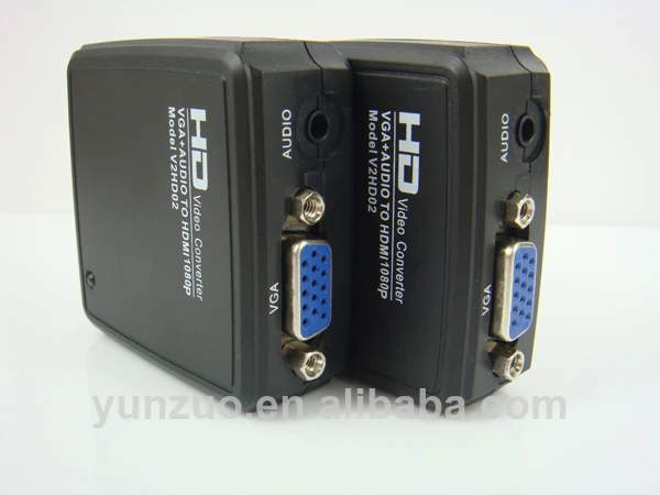 высота качества vga с hdmi адаптер конвертер 3 5-мм аудио разъем вход