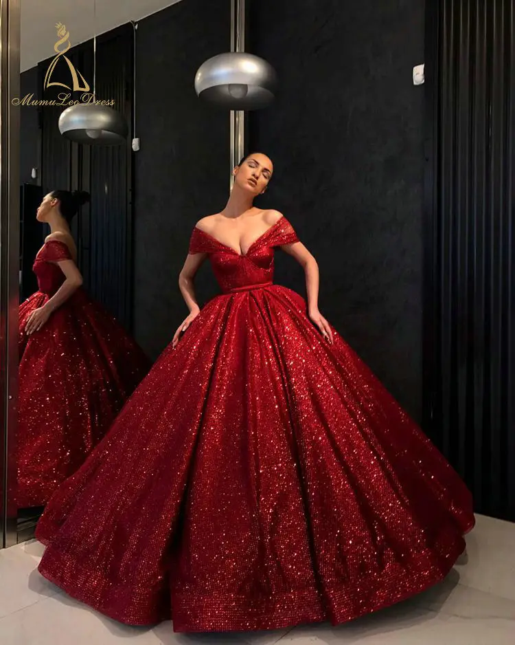 
Formal Woman Latest Design Beautiful From Dubai Wholesaling Price Full-length Wine Ball Gown Red Evening Dress For Wedding 