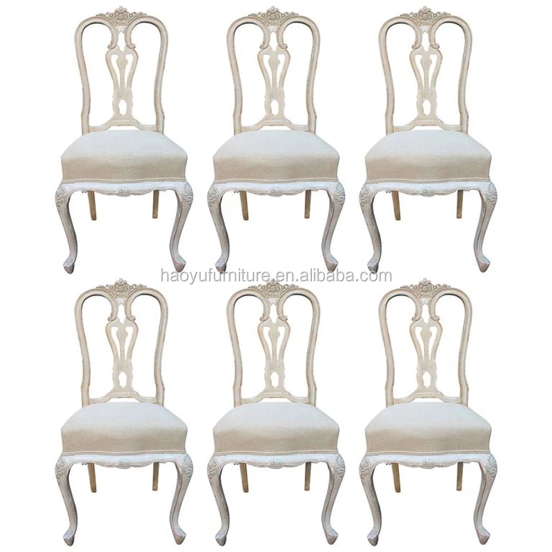 Антикварный обеденный стул LC139, обеденный стул из французского дерева