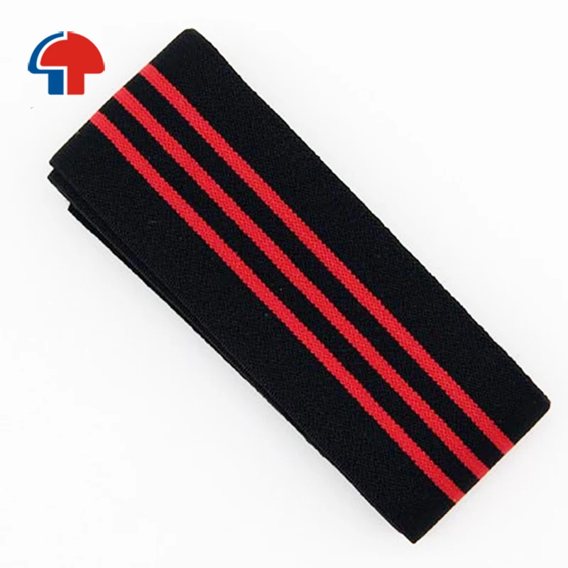 Elastic Band 40mm Width Black White Stripe Soft Elastic Bands Webbing Clothes Dress Belts Sewing Accessories