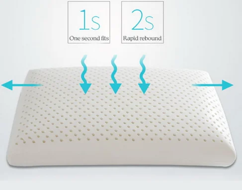 Department Stores Hot Sale Fresh Air Layer Breathable Perforated Gel Infused Memory Foam Pillow