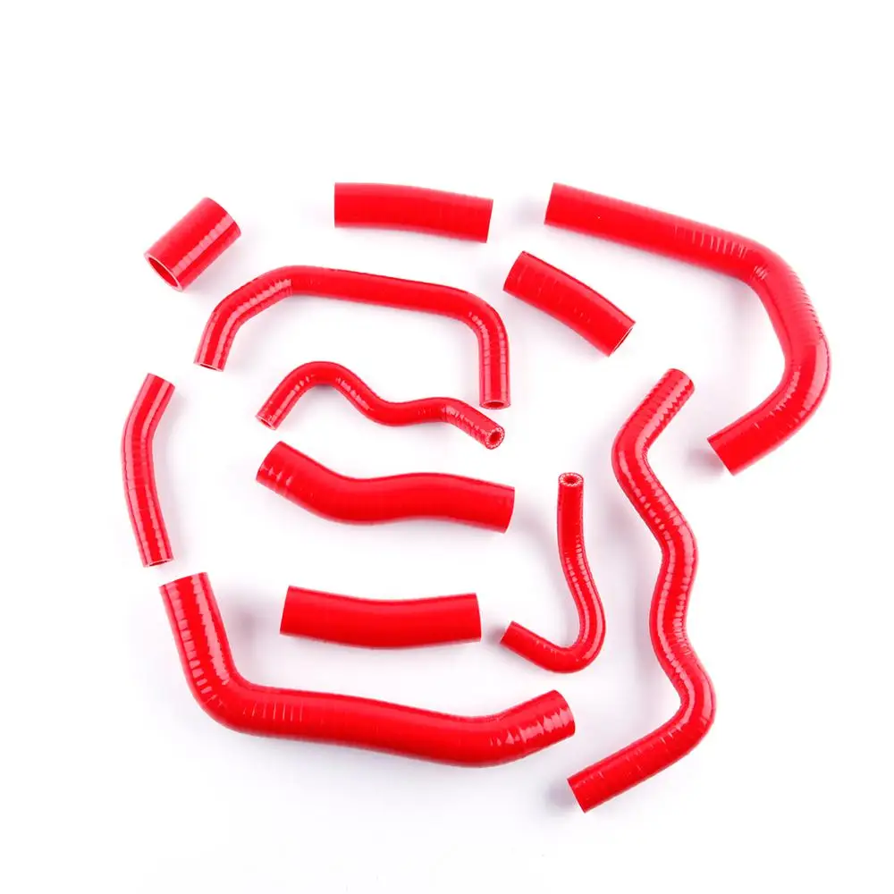Красный для Honda CBR1000RR 2004-2005 мотоцикл силиконовый резиновый шланг радиатора Комплект