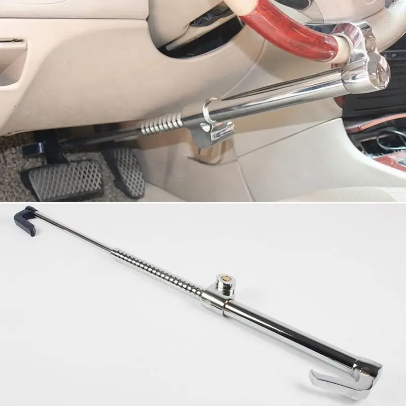 CQ-2003 Multifunctional steering wheel lock and pedal lock for car interior security