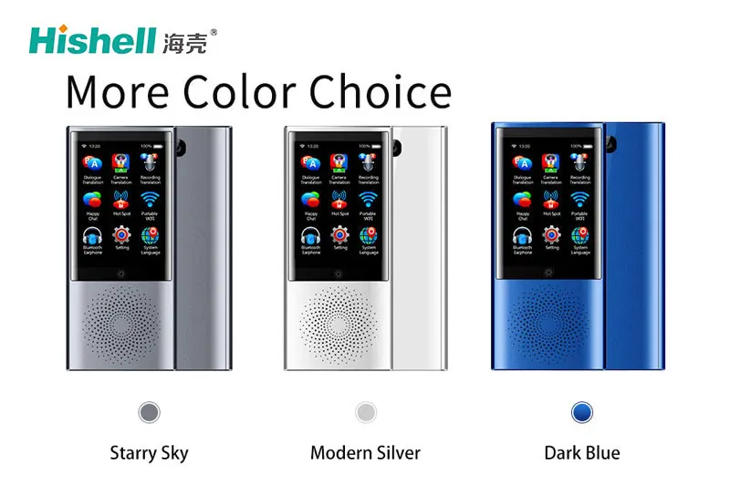 
Support 77 languages wireless portable simultaneous voice Language translation device 