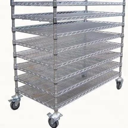 Лучший контроль качества изготовленная на заказ стальная хромированная или стальная проволочная полка/стойка