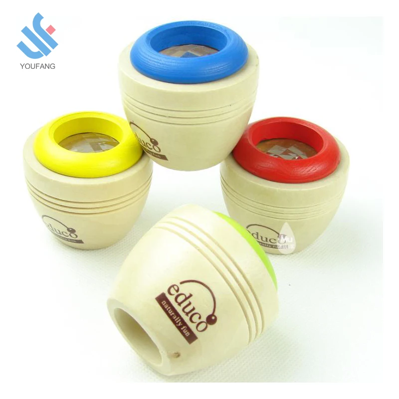 YF-M802 оптовая продажа, Лидер продаж, популярная образовательная деревянная игрушка-калейдоскоп для детей