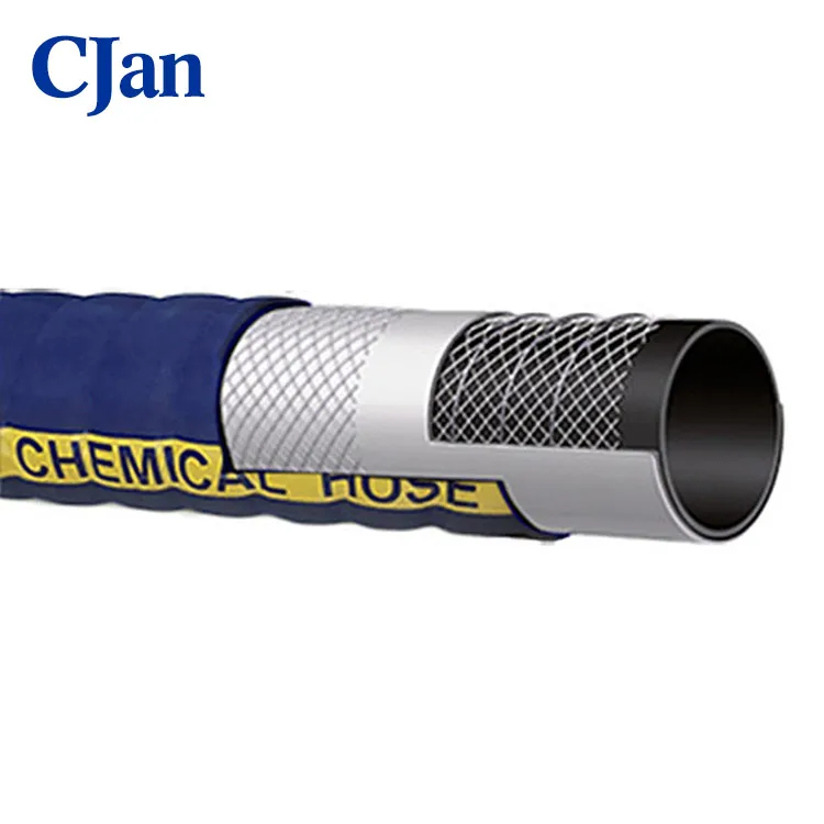 Conductive electric UPE Chemical Hose designed to handle 98% of all chemicals, solvents and corrosive liquids