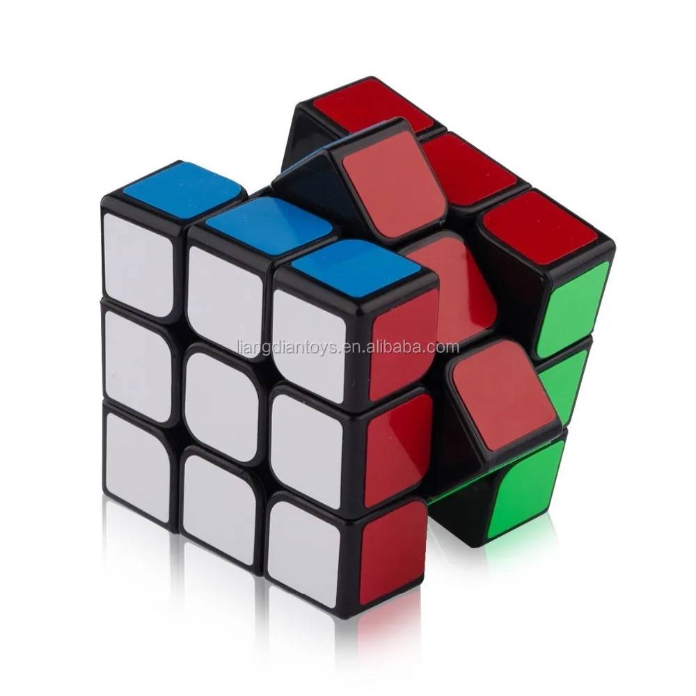 Smooth New 3 x 3 x 3 Black Speed Cube Puzzle