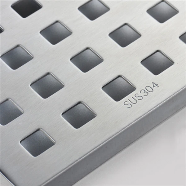 Anti-odor Bathroom Shower Stainless Steel Long Floor Trap Drains