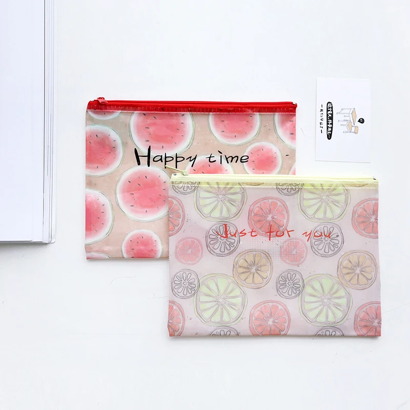 wholesale kawaii stationery mesh A4 file document bag file folder