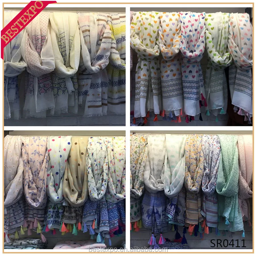 wholesale wave point cotton shawl loverly elephant design blanket dubai scarf woman hijab