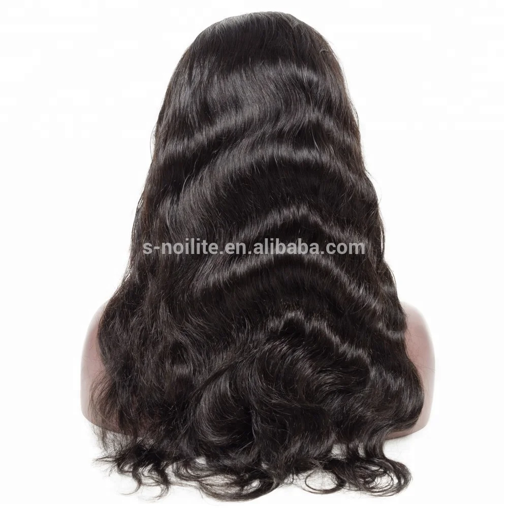 
whole indian remy hair glueless body wave lace front wig manufacturer 