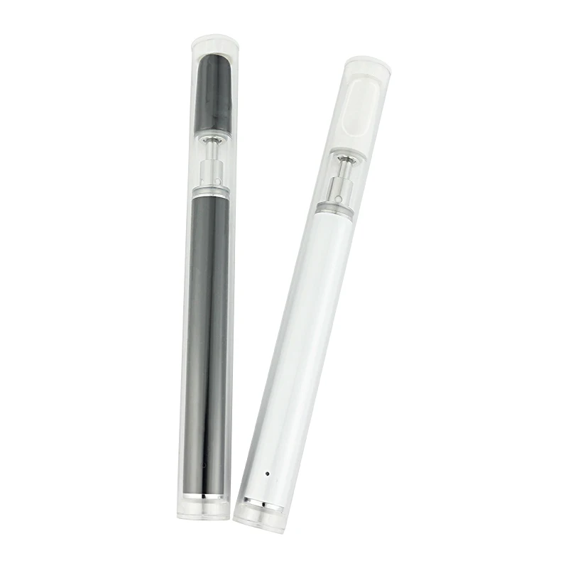 Vaporizer Pen Disposable .5ml  1.6mm 2.0mm Hole Size Vape Pens with Plastic Tube Packaging