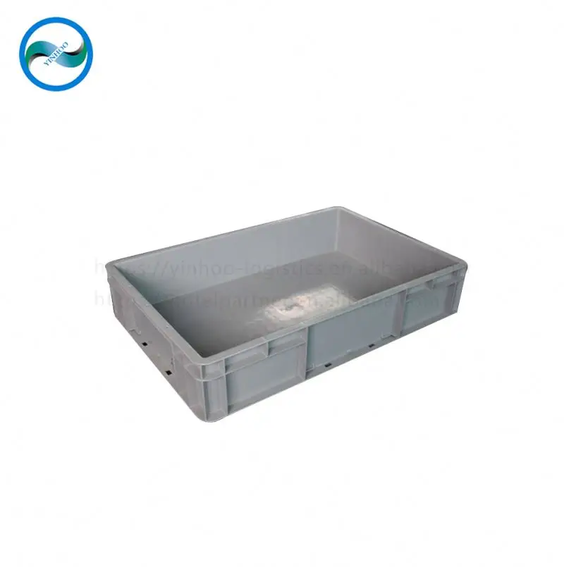 High quality EU4611 Euro standard plastic container/PP box 600*400*120 mm for warehouse
