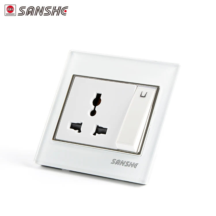 SANSHE 13A универсальный разъем Электрический аксессуары переключатель