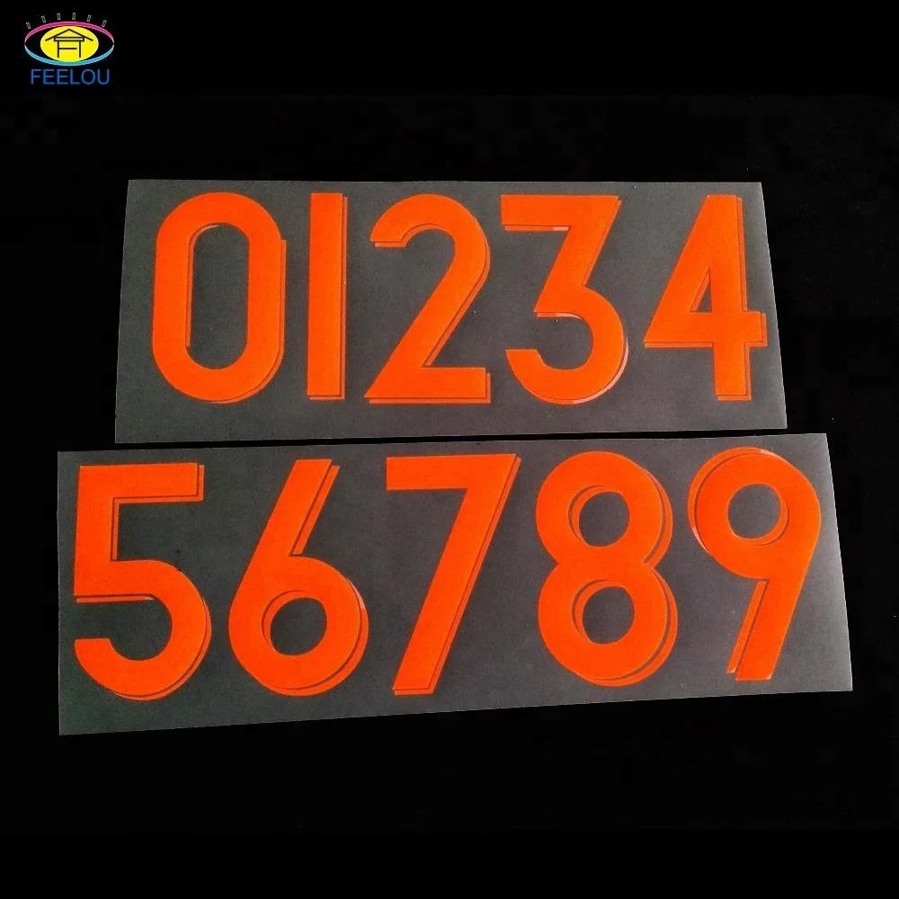 
 Пользовательский номер теплопередачи для футбольных Джерси  