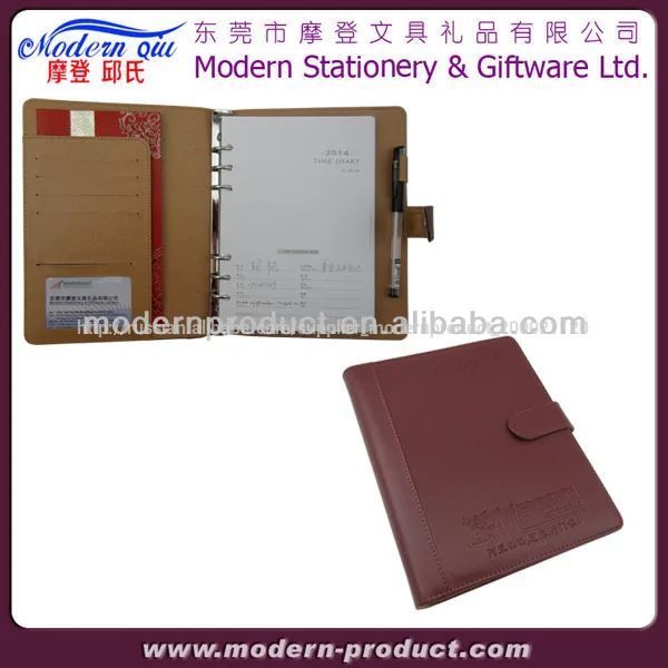 pu leather agenda 2014