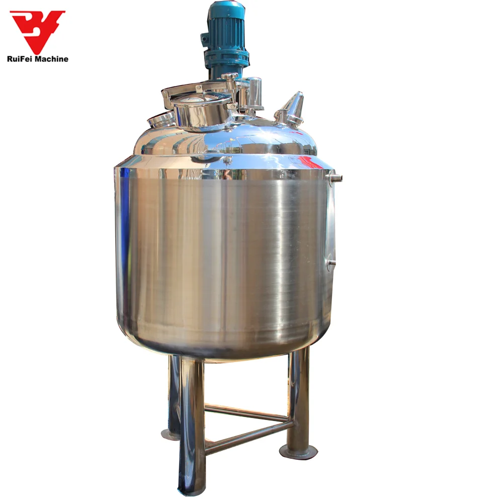Refrigerated Or Heated Mixing Tank With Top Agitator