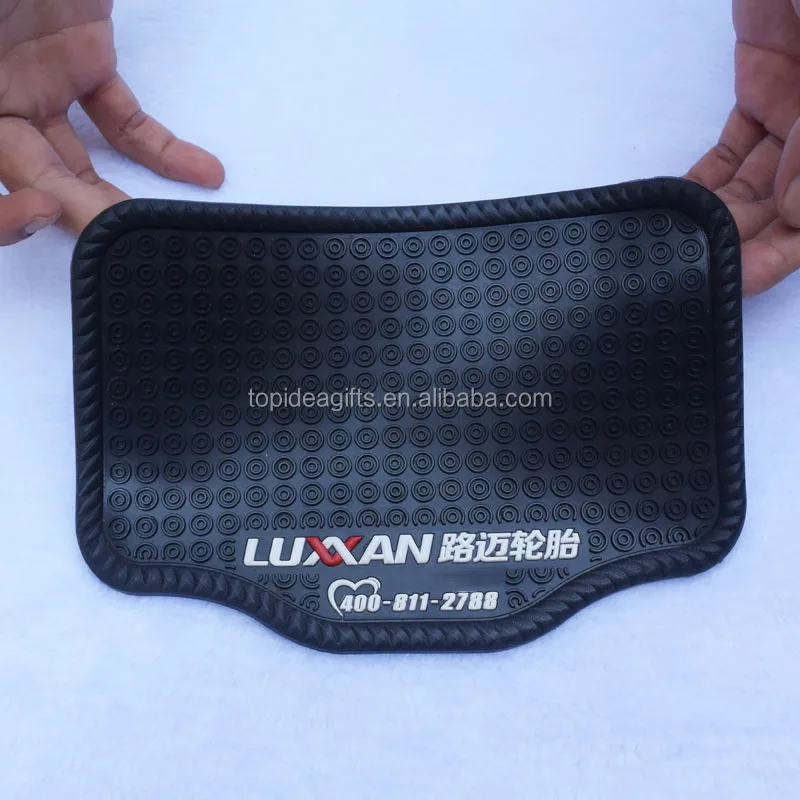 Personalized Design Corporate Logo Rubber PVC Silicone Mobil Phone Anti Slip Mat Cheap Price