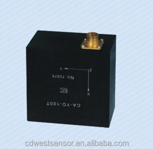 Пьезоэлектрический акселерометр Трехходовой низкая-величина датчик очень низкой частоты Йепе типа