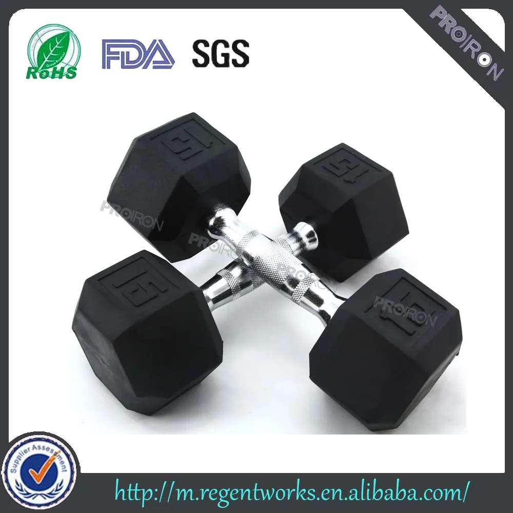 Бесплатный образец!! /Свободный вес конкурентоспособная цена и высокое качество Резины hex гантели