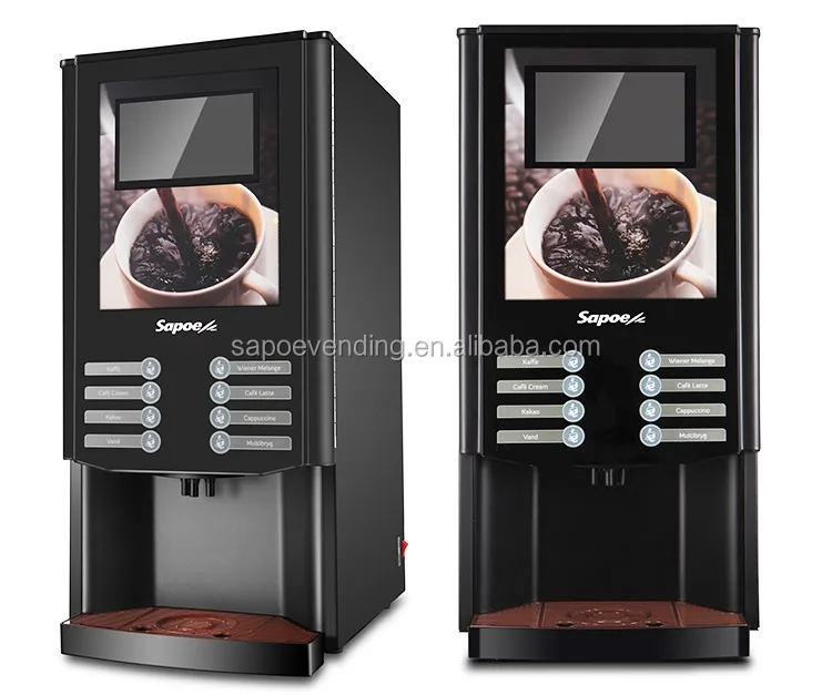 high quality 3 different kinds drink tea time automatic coffee espresso machine