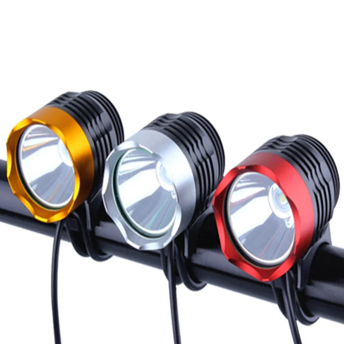 Rechargeable  XM-L T6 USB 5V Bike Light 1600LM Max LED Bicycle Light Headlight