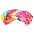 Flexible Colorful Swimming Cap Waterproof Bathing Protector Children Stretch Color Randomly