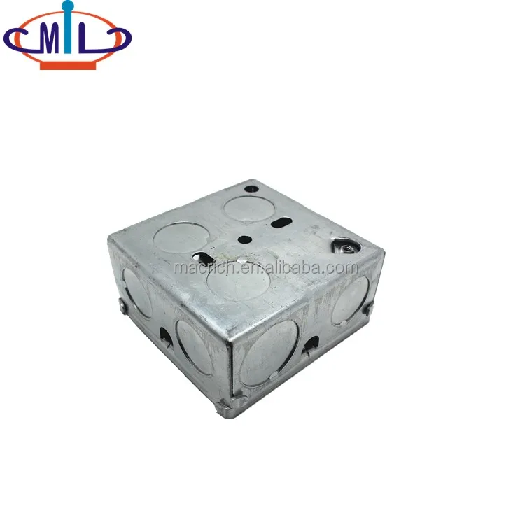 
UL Listed Galvanized Steel Metallic Electrical 3X3 Junction Box Outlet box 