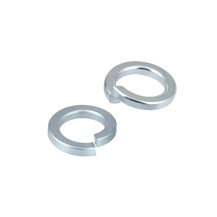 Zinc plated steel Single coil spring lock washer M2.5 M3 M4 M5 M6 M8 M10 M12 M14 M16 M18 M20 M22 M24 M26 M30 to M48